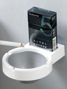 Wall Mounted Creative Stainless Steel Ashtray For Bathroom, Restroom Home Use - Multicolor - View 8