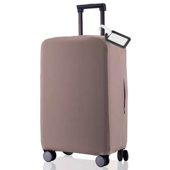 Luggage Cover For Airplane Check-In, Anti-Fall And Wear-Resistant Fabric, Simple Solid Color Travel Box Dust Cover. Bag For School School Accessories School Stuff