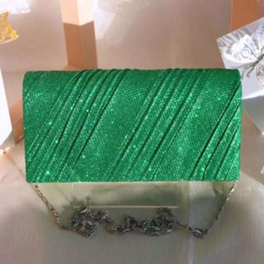 Women Glitter Crossbody Bag/Wallet For Party/Banquet/Wedding WT189-27 - Green - View 1