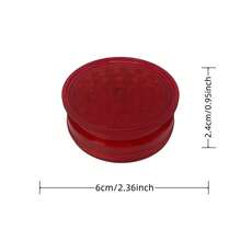 40/60mm塑料草药研磨器三层手动粉碎机研磨器研钵杵生草烟草研磨器配件香烟工具礼品