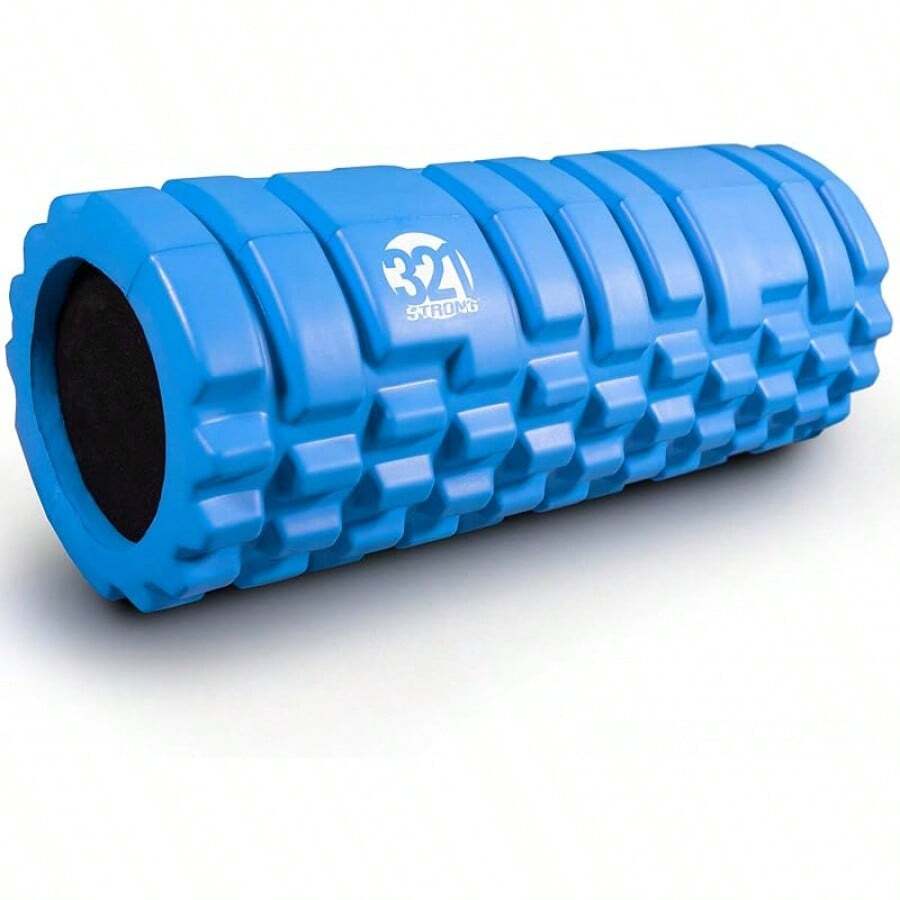 321 STRONG Foam Roller - Medium Density Deep Tissue Massager For Muscle Massage And Myofascial Trigger Point Release, With 4K EBook - Blue - View 1
