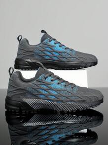 GNVA Men's Lace-Up Casual Running Sneakers, Breathable Non-Slip Sports Shoes, Versatile & Travel Footwear