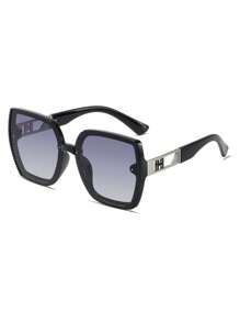 1 bucă ochelari de modă de modă, ochelari de modă, ocazionali, retro pătrați, pătrați, potriviți pentru ieșirile zilnice, stilul de vară pe plajă și pe stradă
