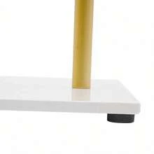 Modern Free-Standing Coat Rack, Metal Clothes Rack With 4 Anti-Slip Pads Coat Rack Back To School Travel Essentials Room Decor, Home Decor, Bedroom Decor Storage Organization And Storage - Gold - View 6