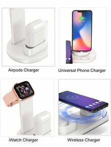 Cargador inalámbrico portátil multifunción de 15W - Multicolor - Ver 8