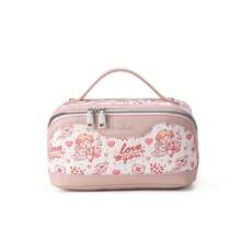 1pc Women's Large Capacity Multi-Layer Makeup Bag, Makeup Case Organizer, High-End