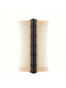 1pc Anti-Dandruff Head Brush, Dermal Scraper, Extremely Dense Comb For Lice Egg Removal, Double-Sided Bamboo Comb