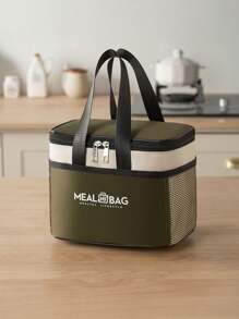 1 szt. Nowa torba na lunch, torba termiczna, pudełko bento, torba piknikowa, torba na lunch z folii aluminiowej, wodoodporna torba na lunch dla pracowników biurowych i uczniów szkół