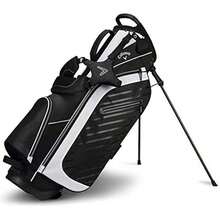 Golf Capital Stand Bag - Black/White/Charcoal - View 4
