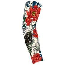 1/6pcs Temporary Tattoo Arm Sleeves Arts Fake Slip On Arm Sunscreen Sleeves Body Art Stockings Protector -Designs , Tiger, Dragon, Skull, And Etc Unisex Stretchable Cosplay Accessories, Temporary Tattoo Arm Sleeves Arts Fake Slip On Arm Sunscreen Sleeves Body Art Stockings Protector -Designs , Tiger, Dragon, Skull, And Etc Unisex Stretchable Cosplay Accessories