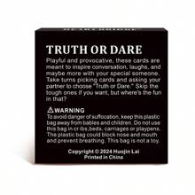 1PC Couple Bedroom Fun Card Games, Tabletop Games, Sex Games, Sex Toys, Exciting Truth To Heart Adventure Challenges, Romantic Valentine's Day And Christmas Gifts For Partners, Perfect For A Perfect Date Night | 50Cards|