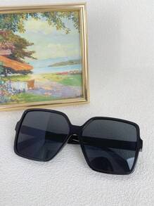 1 pieza Gafas de moda con montura cuadrada vintage para mujer