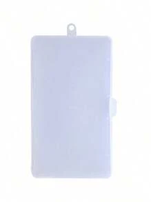 1/3/6 pièces Autocollants Boîte de rangement en plastique, Organisateur de dos, Notes, Emballage, Boîtes de rangement de papeterie, Boîtes à stylos, Boucles de fermeture, Boîtes vides sans grille en PP, Boîtes de rangement en plastique transparent, Accessoires, Boîtes carrées en plastique PP
