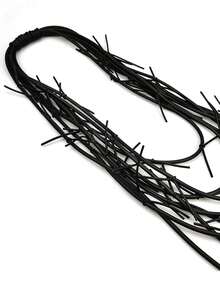 MARLIWOO 1pc Vintage Gothic Style Multi-Layer Unique Necklace, Fashion Jewelry For Women - Black - View 4