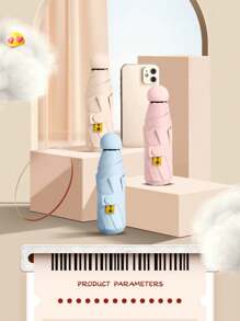 Ombrello personalizzato da donna per la protezione dal sole e dai raggi UV, ombrello capsulare multifunzione per pioggia e sole, ombrello pieghevole, ombrello di alta qualità per pubblicità, per rinfrescarsi d'estate, per la spiaggia, per i viaggi