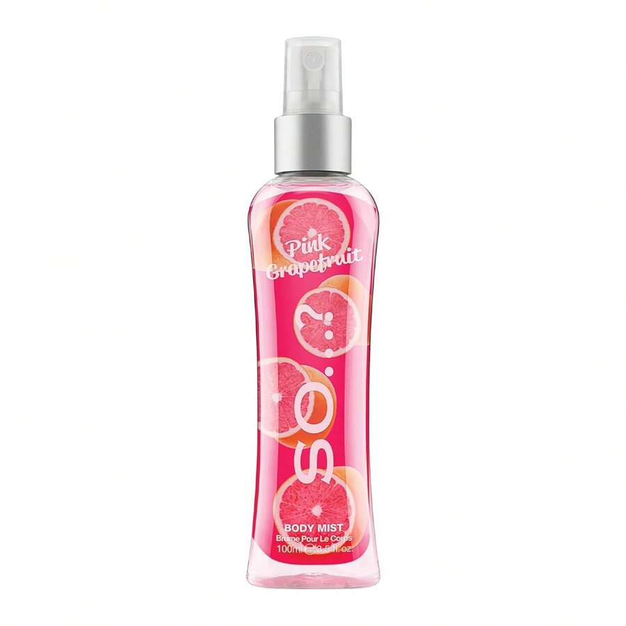 So…? Pink Grapefruit Body Mist Citrus, Fruity Body Spray - Perfect Perfume Gifts For Women - 3.5 Oz