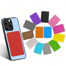 Silicone World Square Silicone Mobile Phone Fixing Suction Cup Car Mounted Bracket Phone Case Universal Anti Slip Suction Cup
