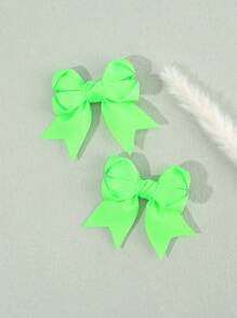 2pcs Colorful Bow Hair Clips,Candy Fabric Alligator Clips Hair Bows,Sweet Hair Accessories For Girls Happy Beach Vacation Gifts