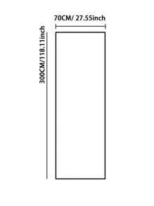 1 peça de caminho de mesa de chiffon de cor sólida, caminho de mesa romântico de gaze transparente, caminho de mesa de casamento transparente de 70 x 300 cm em estilo country romântico para Páscoa, Ação de Graças, Natal, adequado para casamento de Natal, chá de panela, festa infantil, festa de aniversário, decoração de mesa de jantar