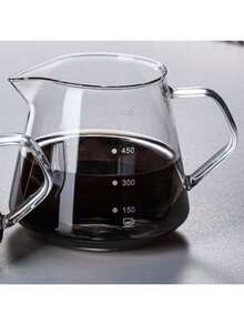 1pc High Borosilicate Glass Hand-Drip Coffee Pot With Cloud Design Filter, Heatproof Home Coffee Maker Set Back To School - Multicolor - View 13