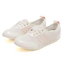 Adidas Zapatillas de tenis para mujer DIONA BALLET, cómodas zapatillas deportivas informales para uso diario, estilo ballet JR7317 - Beis - Ver 3