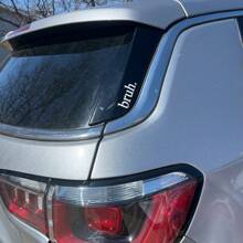 1 Pc Bruh Sticker, Funny Vinyl Car Window Decal Laptop Water Bottle Sticker