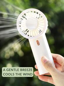 Ventilateur portable à main, petit ventilateur portable à main, trois couleurs au choix, alimenté par 2 piles AAA (piles non incluses), convient pour les activités extérieures d'été, les sports de plage, les voyages, le bureau, la chambre, l'école, le bureau, la plage, les fêtes de piscine, les cadeaux et l'usage quotidien