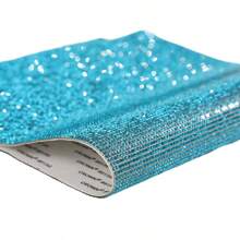 1pc Sparkling Crystal Rhinestone Sticker, 7.8 X 9.4 Inch, DIY Self-Adhesive Bling Decoration For Car, Phone, Crafts