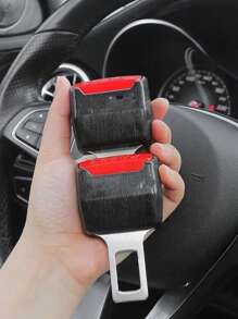 2Pcs Car Seat Belt Extender - ABS And Alloy Thickened Tongue Design, Plug And Play Easy Installation, Reduces Restraint And Improves Comfort, Suitable For Most Vehicles, Stainless Steel Non-Slip Buckle With 2Mm Thick Lock Tongue Meets International Standards, Does Not Affect Original Car Function, Practical, Provides Extra Length, Universal Anti-Strangle Tension Adjuster