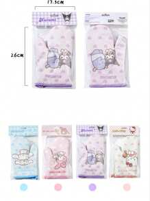 Sanrio 1PC Sanrio Genuine Cartoon Kitchen Utensils, Heat-Resistant Oven Gloves, Suitable For Microwave Ovens And Kitchens, Christmas, Thanksgiving, Birthday Gifts - Holiday Gifts - Kitchen Essentials