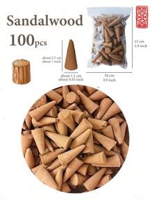 50/100pcs, Agarwood Incense Cone, Incense Tower, Home Incense, Air Purification, Meditation, Lavender, Agarwood Sandalwood, Gardenia, Jasmine, Osmanthus, Wormwood, Mixed Pack