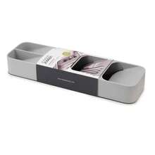 Joseph Joseph DrawerStore Compact Cutlery Organizer- Gray: In-Drawer Flatware Storage With Multiple Compartments - 1 - 查看 6
