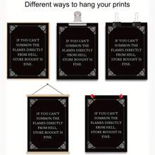 1pc Unframed Gothic Decor Kitchen Art Poster Canvas Print Coffee Cart Bar Dopamine Decor Painting Moody Dark Academia Witchy Funny Picture For Apartment,Minimalist Modern Home Decoration