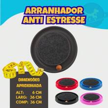 Arranhador Gato Interativo Antiestresse para Gatos Cat Relax c/ Bolinha Varias Cores Bichano Gatinho