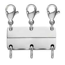 Necklace Separator For Layering Multi Necklace Layering Clasp Gold And Silver Magnetic Necklace Clasp For Layered Look, Necklace Connectors For Multiple Necklaces