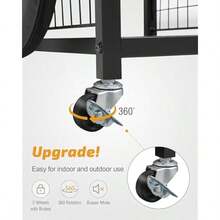 Golf Storage Rack Golf Bag Stand Storage RackGolf Club Organisers Extra Large Golf Bag Organiser With Wheels - as pic - View 4