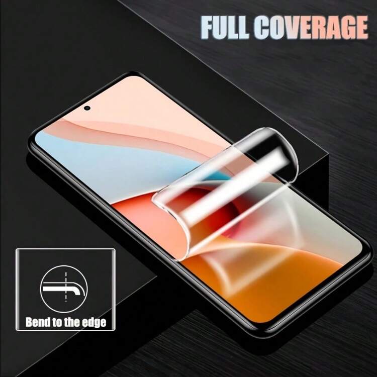 Film De Protection écran Hydrogel TPU Pour Xiaomi (Mi 8T/9A/10, Redmi Note 9s/10s/11) - Transparent, Anti-rayures