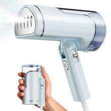 Reemix Portable Garment Steamer, 1300W Powerful Foldable Handheld Steamer, 20s Fast Heat-Up, Travel Size Fabric Steamer For Home & Travel, 120V (Aqua) - 美規A型插(110-127V) - 查看 9