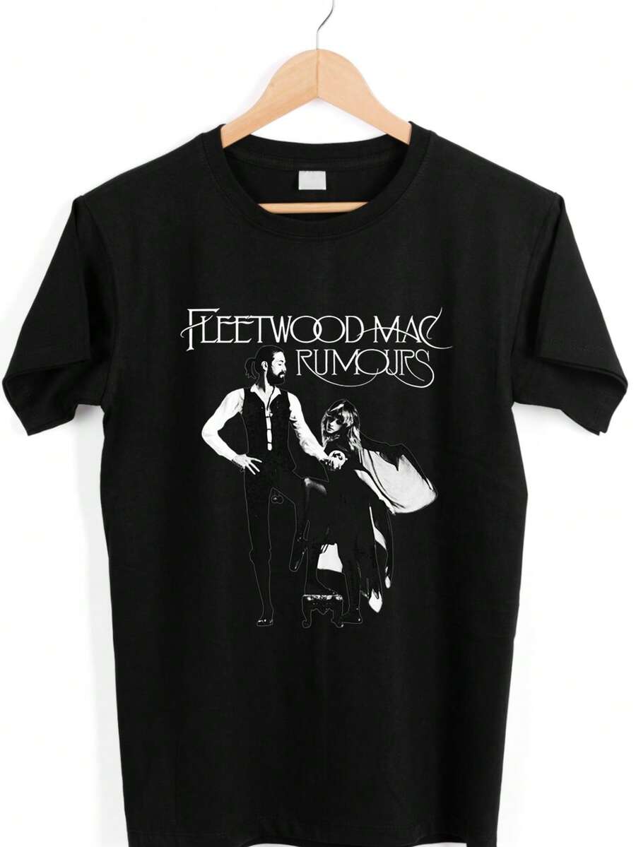 ADULT/CHILDREN'S T-SHIRT RUMORS UNISEX COTTON SHIRT - màu đen - Xem 1