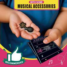 Grab The Mic - The Karaoke Party Game For 2-10 Players, 250 Lyric Cards, Pink & Black Microphone Design, Ideal For Family Game Nights & Birthday Parties, Family Entertainment|Playful Desig