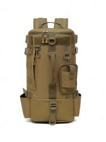 1 bolsa de pesca multifuncional de grande capacidade, bolsa de pesca Oxford azul à prova de respingos, mochila para vara de pesca, acesso rápido externo e equipamento de pesca, equipamento três em um para montanhismo, ciclismo e caminhada, pode ser carregada em um ombro, transversal ou na mão, simples e versátil, muito adequada para viagens diárias, acampamento, pesca e aventura, bolsa de montanhismo, Pesca Mare, presente masculino
