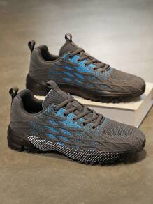 GNVA Men's Lace-Up Casual Running Sneakers, Breathable Non-Slip Sports Shoes, Versatile & Travel Footwear
