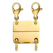 Necklace Separator For Layering Multi Necklace Layering Clasp Gold And Silver Magnetic Necklace Clasp For Layered Look, Necklace Connectors For Multiple Necklaces
