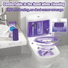 Set combinato da 16 pezzi di bastoncini pulisci-WC automatici per una lunga durata di freschezza e eliminazione degli odori per mantenere il bagno splendente (Gelsomino 4, Pesca 4, Uva 4, Oceano 4)