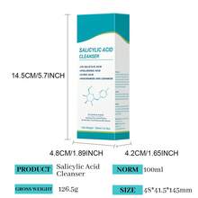 IREV 水杨酸洁面乳 - 保湿洁面乳，含透明质酸、烟酰胺，不含防腐剂，深层清洁，男女通用