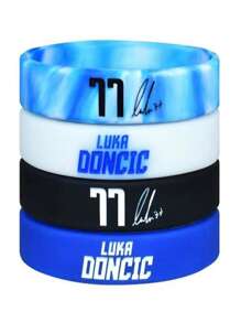 10pcs Outdoor Men's Basketball Fitness Wristbands, Luka Doncic Fan Accessories