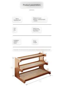 Estantería de alta calidad con forma de escalera hecha de rattan y plástico, adecuada para plantas, alféizares, balcones, soportes para flores, estantería de almacenamiento de varios niveles, soporte para tazas, organizador versátil de escritorio, estantería de libros, para uso en la cocina y la oficina