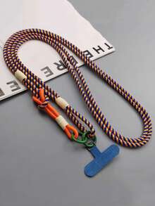 1pc 2 In 1 Multi-Purpose Phone Lanyard, Detachable Long Crossbody Strap, Dual-Use Shoulder Strap, Outdoor Travel Hiking Carrying Handle, Bee Speaker Charm, Durable Universal Phone Cord - Multicolor - View 13