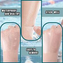 100pcs Waterproof Adhesive Bandages, Transparent Film Dressing Adhesive Bandages, Suitable For Shower, Swimming Protection And Tattoo Care - Multicolor - View 8