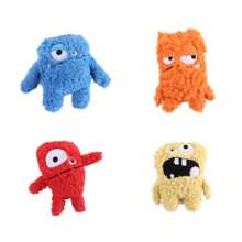 Plush Dog Toy With Monster Design, Featuring Sound Bubble And Crinkle Paper For Interactive Play, Suitable For Indoor And Outdoor Use, Pet Dental Chew Toy, Monster-Themed Gift For Dogs & Cats For Halloween And Christmas